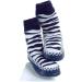 Mocc Ons Moccasin Style Slipper Socks - 6-12 Months Zebra Stripe | Comfy and Stylish Baby Footwear - Buy Online on SooperMarket.com