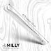 MILLY Professional Volume Eyelash Extension Tweezers | Curved Precision Closure Tips | Titanium Coated Stainless Steel | 12 cm (4.72 inches) - Buy Online on SooperMarket.com