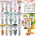 VESPRO 18 Pack Plant Fragrance Hand Cream Moisturizing Hand Care Cream Gift Set Mini Hand Lotion Travel Size in Bulk Gifts for Women Mom Sister Yourself-18 Different Scented/30ml B-18P Hand Cream