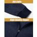 MAGNIVIT Men's Navy Blue Tracksuit Set - Small | Full Zip Athletic Jogging Sweatsuit - Buy Online on SooperMarket.com