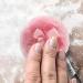 Toseky Furry Powder Puff Ultra Soft Round Makeup Powder Puff with Ribbon Bow Body Powder Applicator for Baby Kid Adult Makeup Tool for Home & Travel Pink - Buy Online on SooperMarket.com