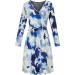 OUGES Womens V-Neck Maternity Nursing Dress with Pockets - XL Long Sleeve Floral Casual Wear - Buy Online on SooperMarket.com