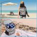 Wolka 35 Can Backpack Cooler - Insulated, Leak Proof, Waterproof, Lightweight - Ideal for Beach, Camping, Hiking - Snow Leopard Design - Great Gift for Men and Women - Buy Online on SooperMarket.com