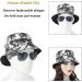 ZLYC Unisex Palm Tree Black Bucket Hat - Summer Travel Fisherman Cap for Women Men Teens - Buy Online on SooperMarket.com