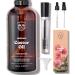 Buy Bionoble Organic Jojoba & Castor Oil Bundle - 100ml Vegan Hair Beard Eyelash & Nail Care - Cruelty-Free with Glass Bottle & Pump - Buy Online on SooperMarket.com