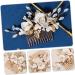 KOMBIUDA Bridal Comb Bride The Photo Ceramics The Flowers - Buy Online on SooperMarket.com