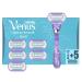 Gillette Venus Deluxe Smooth Swirl Razor Women Women's Razor + 6 Razor Blades with 5-blade