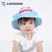 LANGZHEN Baby Girls Beach Sun Hat with Chin Strap, Blue Shark Design - Size 6-12 Months - Buy Online on SooperMarket.com