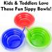 6 Pack USA-Made BPA Free Sippy Bowls for Kids - Child-Safe Cereal Bowls with Built-In Straw for Melted Ice Cream & Soup Sipping - Buy Online on SooperMarket.com