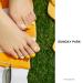 NAILOG Semi Cured Gel Nail Strips - 32 Long Lasting Yellow Sunday Park Toe Polish Stickers - Buy Online on SooperMarket.com
