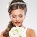 6-Piece Crystal Flower & Leaves Crown Headband Set for Bride & Bridesmaids - Wedding Party Headdress (Style 1) Silver - Buy Online on SooperMarket.com
