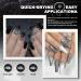 8 Colors Dip Powder Nail Set - Classic Black White & Gray Collection | DIY Glitter Pastel Nail Kit for Women | No Nail Lamp Required - Buy Online on SooperMarket.com
