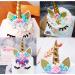 Unicorn Cake Topper Unicorn Birthday Party Supplies Unicorn Birthday Decorations for Girls Unicorn Cake Decoration Unicorn Horn First Birthday Cake Topper Kit with Eyelashes 5.8 Inch Gold - Buy Online on SooperMarket.com