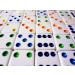 Hobby Monsters 10 D6 16mm White Dice | Multi-Colored Pips | Set of 10 Dice - Buy Online on SooperMarket.com