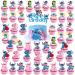 49 pieces Cartoon Cake Topper Cartoon cake decoration STI Muffins decoration Sti Tortendeko Sti Muffins topper for young girls Birthday Torte decoration Blau-1