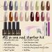 Clou Beaute 27PCS Gel Nail Polish Set with UV LED Lamp - 18 Colors Soak Off Gel Polish Starter Kit - Matte Reinforce Gel Varnish Gift Box - S22-02 CB-S22-02 - Buy Online on SooperMarket.com