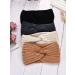 Chunky Knit Headband Set for Women - Black, Dark Grey, Camel, Beige - Buy Online on SooperMarket.com