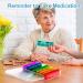 Zoksi Weekly Pill Organizer 4 Times a Day Rainbow Pill Box Organizer 7 Day Am Pm Pill Box Large Travel Pill Case Daily Medication Organizer with 28 Compartments for Fish Oils Clear - Buy Online on SooperMarket.com