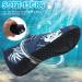 VIFUUR Water Shoes for Women and Men - Blue Leaf | Quick Dry Aqua Socks for Beach, Swim, Yoga, Outdoor Sports - Buy Online on SooperMarket.com