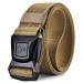 Bulliant tactical belt quick lock belt military hike to work belts 3.8cm heavy seat belt Schnalle Bronze3386 135cm/42 "-46" Wael adjustable