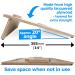 Ergonomic A3 Writing Desk with Grip Mat - Space-Saving Design for Comfort | Zieler  - Buy Online on SooperMarket.com