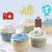 Cyodoos 24 PCS Travel Bon Voyage Airplane Cupcake Toppers Airplane Suitcase map Cake Topper Picks for World Awaits Travel Themed Party Birthday Party Baby Shower Wedding Party Decorations - Buy Online on SooperMarket.com