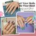 Modelones 28 Colors Gel Nail Kit with 48W Nail Lamp - DIY Home Nail Curing Set for Women in Orange Red - Buy Online on SooperMarket.com