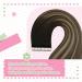 Youngsee Real Hair Tape Extensions - Balayage Ombre #1B/4/27 55cm 50g 20pcs - Smooth Remy Real Hair - Buy Online on SooperMarket.com