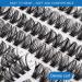 Bransfy False Eyelashes Clusters 280pcs DIY D Curl Individual Lash Extensions | Faux Mink Long Mixed Lash Clusters 9-16mm | 40D-0.07D - Buy Online on SooperMarket.com