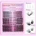 Cat Eye Lash Clusters - Natural Wispy Eyelash Extensions C Curl | DIY False Eyelashes by Geeneiya (192 Pcs 12 Pairs) - Shop Now - Buy Online on SooperMarket.com