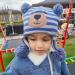 KAKU NANU Double Pom Pom Earflap Toddler Winter Hat - Fleece Lined Beanie for Boys and Girls 6-12 Months - Blue-Grey - Buy Online on SooperMarket.com