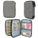 New Knitting Needls Case Without Hooks and Accessories Zipper Storage Organizer Bag with Web Pockets for Various Knitting Needles/Knitting Accessories/Crochet Hook Kit Tools Lightweight Easy to Hold