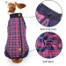 Heywean Hundebody for After Surgery - Long-Sleeved Dog Relaxation Suit Zipper Design XL Red Checked - Ideal for Post-Op Recovery for Dogs - Buy Online on SooperMarket.com