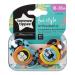 Tommee Tippee Fun Style Pacifiers Symmetrical Design BPA-Free Silicone Binkies 18-36m 2 Count Colors and Designs Vary - Buy Online on SooperMarket.com