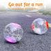 2 Pieces Hamster Running Balls Small Animal Exercise Balls Transparent Hamster Balls for Relieves Boredom and Increases Activity - Buy Online on SooperMarket.com