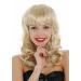WIG ME UP VK-52-24BSP613 | Long Blonde Curly Wig for Women with Bangs | Medium Length Fashion Wig - Buy Online on SooperMarket.com
