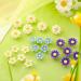 24 Flower Hair Clips for Women - Wedding Bridal Accessories in White, Yellow, Dark Purple, Light Blue - Elegant Barrettes for Bridesmaid, Party Wear - Buy Online on SooperMarket.com