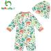 UPF 50+ Lemon Baby Girls Swimsuit with Snap Bottom | 18-24 Months - Buy Online on SooperMarket.com
