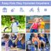 16oz Leak Proof Kids Water Bottle with Straw - BPA-Free Spout Lid for School - Boys & Girls - Buy Online on SooperMarket.com