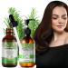 Hair Growth Serum with Biotin Castor Oil and Rosemary Shampoo for Hair Loss and Thinning Treatment - Hair Regrowth Products for Women and Men Rosemary Oil + Shampoo