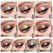 SUMEITANG 10 Colors Liquid Glitter Eyeshadow Set - Metallic Pigments for Sparkling Smokey Eye Looks - Long Lasting Waterproof Makeup Kit - Buy Online on SooperMarket.com