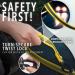 Bluzelle Strong Double Dog Lead 3m for Large Dogs | Adjustable & Reflective | Hands-Free Leash for Dogs up to 220lb | Yellow - Buy Online on SooperMarket.com