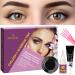 AYASAL Lash & Brow Coloring Kit, Professional Semi-Permanent Eyelash & Eyebrow 2-IN-1 Color Kit, Long Lasting for 8 Weeks, Suitable for Salon & Home Use. AYASAL-Lash and brow color
