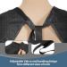 6-Piece Black Makeup Cape Set: Waterproof Comb-Out & Shaving Apron for Beauty Salon & Home Use - Buy Online on SooperMarket.com