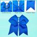 Niuhong Hair Tie - 4 Pieces Bow Hair Loops Large Colorful Bows Cheerleading Girls Accessory Blue (20.3 cm) - Buy Online on SooperMarket.com