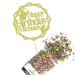Cakeshop Cake Decoration Pack | Round Beers Happy Birthday Premium Double Sided Glitter Card Cake Topper & 25g Party Pack of Cake Sugar Sprinkles | Custom Name Cake Decorations (Champagne) Non-Prime Glitter Card: Champagne