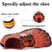 Womens Barefoot Trail Running Shoes 9.5 Orange | Wide Toe Box  Zero Drop Sole | Outdoor Cross Trainer for Minimalist Walking - Buy Online on SooperMarket.com