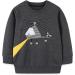 Boys Dinosaur Sweatshirt | Cotton Casual Top for Kids | Long Sleeve Pullover T-shirt | Toddler Girls Shirts | Baby Clothes 1-8 Years | 6-7 Years | Helicopter Design - Buy Online on SooperMarket.com