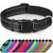 Joytale Dog Collar Reflective Dog Collar for Large Dogs L Black L (Pack of 1) Black