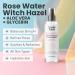Rose Water Witch Hazel Facial Toner - Alcohol Free Hydrating Aloe Vera All Natural - 8 Fl Oz - Best for Radiant Skin - Buy Online on SooperMarket.com